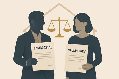 Samboavtal och skuldebrev - ett paket för trygghet